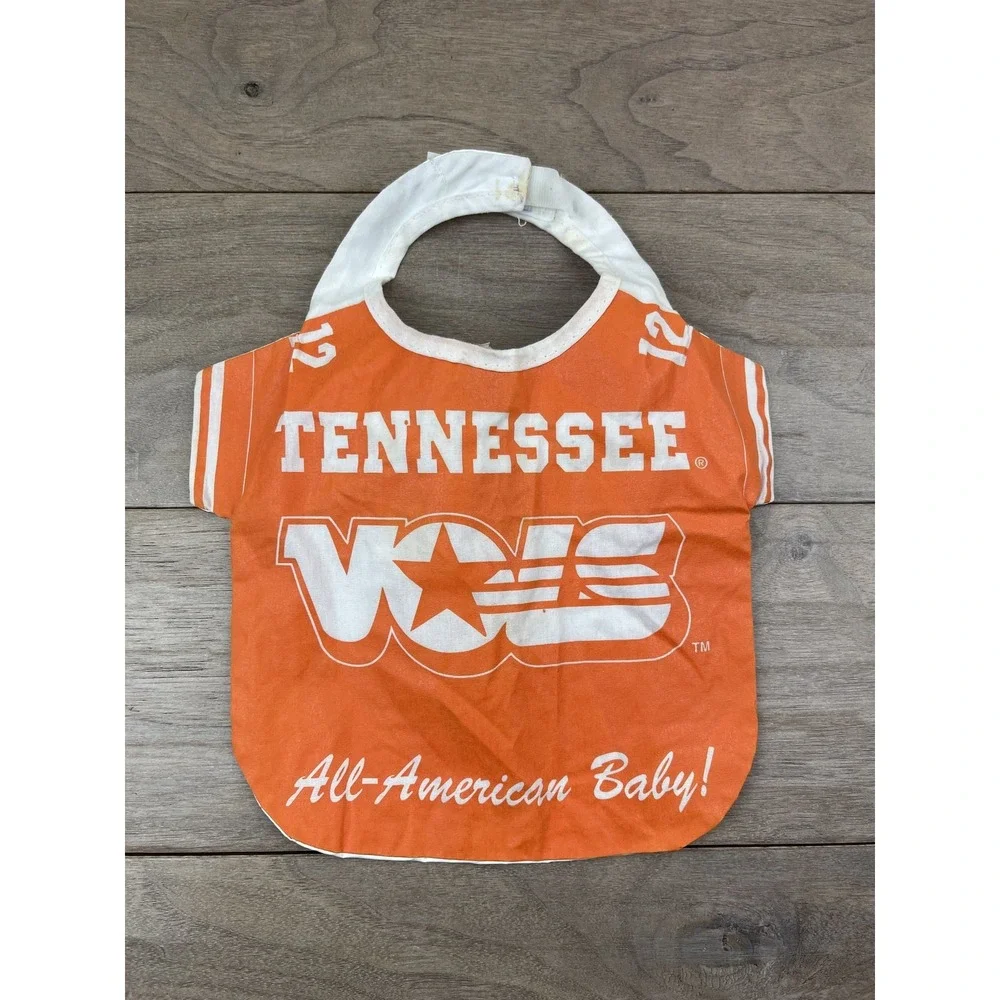 Tennessee Volunteers Baby Bib All-American Licensed Collegiate Terry Waterproof